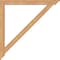 Ekena Millwork Traditional Traditional Smooth Bracket, Western Red Cedar, 3 1/2"W x 46"D x 46"H BKT04X46X46TRA01SWR - alternate 3
